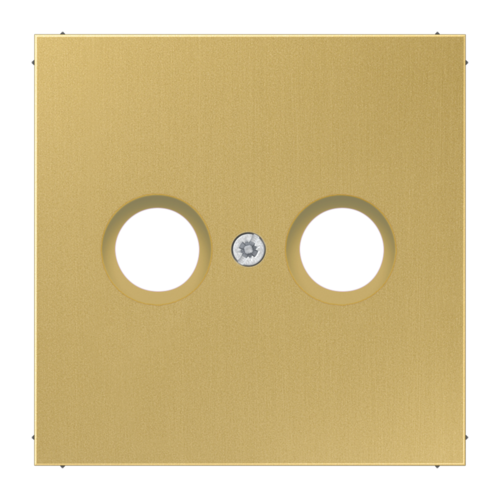 Накладка на розетку телевизионную JUNG LS METAL, латунь