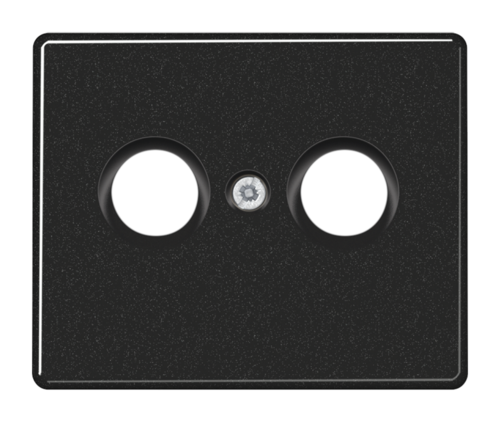 Накладка на розетку телевизионную JUNG SL 500, черный