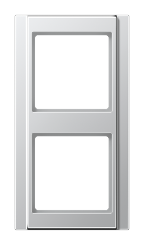 Рамка 2 поста JUNG A 500, алюминий