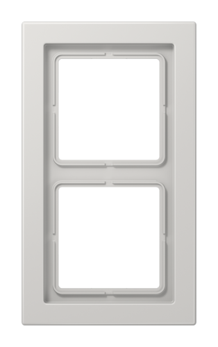 Рамка 2 поста JUNG LS DESIGN, светло-серый