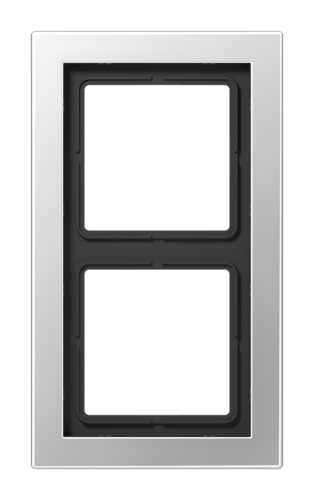 Рамка 2 поста JUNG LS DESIGN, алюминий