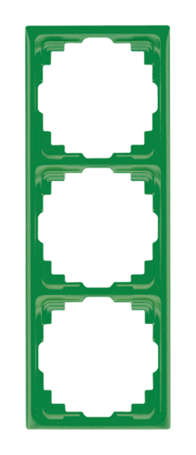 Рамка 3 поста JUNG CD 500, зеленый