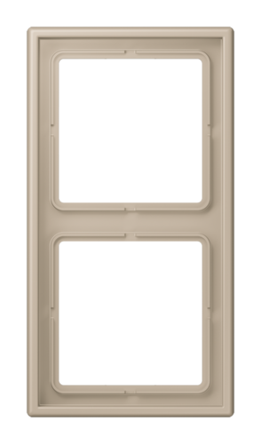 Рамка 2 поста JUNG LS 990, ombre naturelle claire