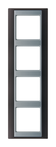 Рамка 4 поста JUNG A PLUS, антрацит