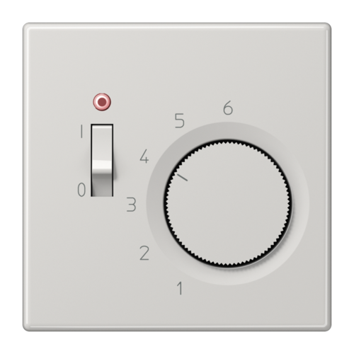 JUNG LS 990 Светло-серый Термостат комнатный, 10(4)А