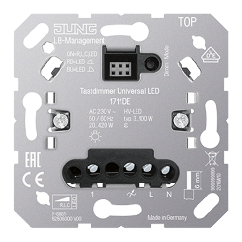 JUNG Универсальный клавишный LED диммер