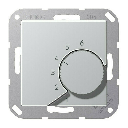 Терморегулятор Jung А-СЕРИЯ, механический, алюминий, TRA236AL