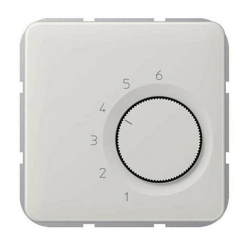 Терморегулятор Jung, механический, светло-серый, TRCD236LG