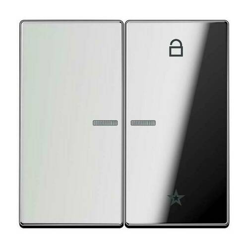 Накладка на жалюзийный выключатель Jung LS METAL, хром, GCR1701