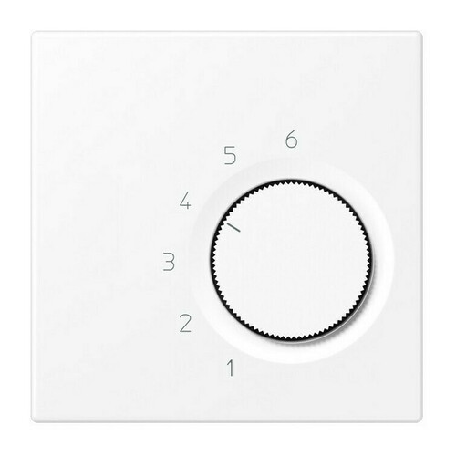 Терморегулятор Jung LS 990, механический, белый матовый, TRLS236WWM