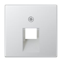 Накладка на розетку информационную JUNG А-СЕРИЯ, алюминий