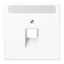 Накладка на розетку информационную JUNG LS 990, белый