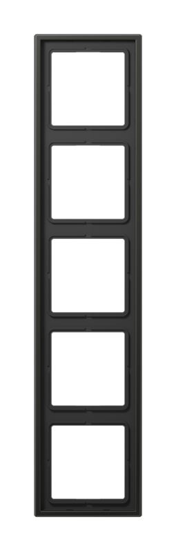 Рамка 5 постов JUNG LS METAL, антрацит