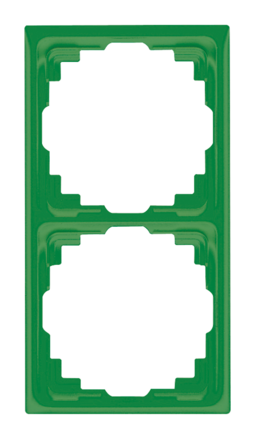 Рамка 2 поста JUNG CD 500, зеленый