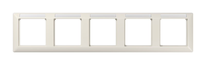 Рамка 5 постов JUNG AS 500, горизонтальная, слоновая кость