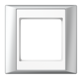 Рамка 1 пост JUNG A 500, алюминий