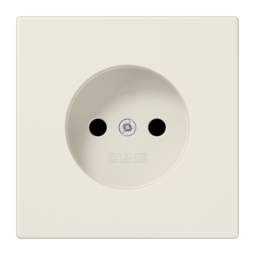 Розетка JUNG LS 990, скрытый монтаж, слоновая кость