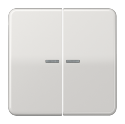 Клавиша двойная JUNG CD 500, светло-серый