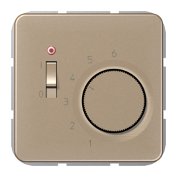 JUNG CD 500/CD plus Бронза Термостат комнатный, 10(4)А