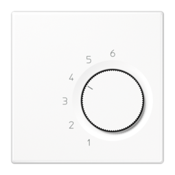 JUNG LS 990 Белая Накладка термостата комнатного(мех TR236U,TR246U)