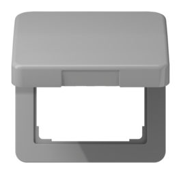 JUNG CD Серая Крышка откидная для розеток и изделий 50х50 ударопрочная